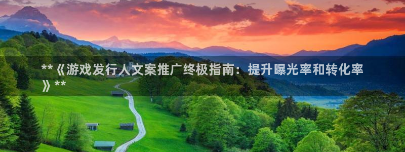 新城平台：**《游戏发行人文案推广终极指南：提升曝光率和转化率
》**